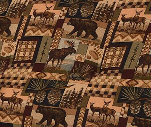 Futon Cover Only UpNorth Premium Fabric Collection Fits 6-8 inch Futon Mattress Full Size (Wildlife Resort) FutonX