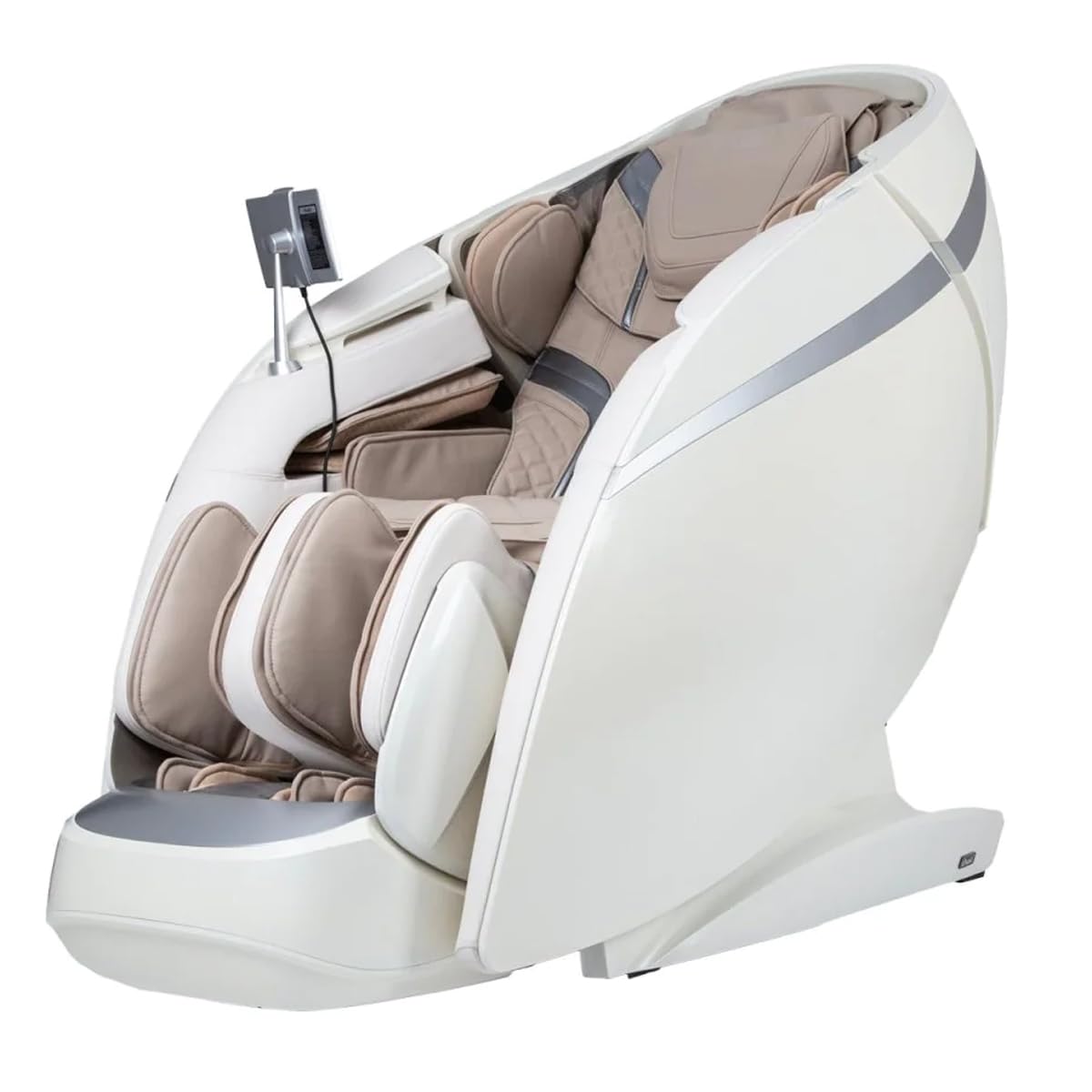 Osaki OS-Pro 4D DuoMax SL-Track Massage Chair with Intelligent Health Detection, Dual Roller 4D Mechanism, Piano Key Massage, Taupe Osaki
