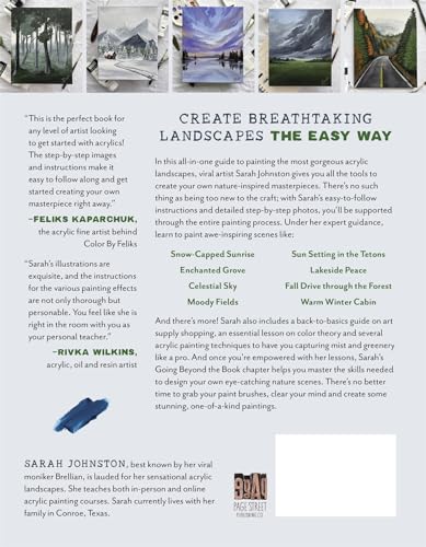 Acrylic Landscapes for Beginners: Your Step-by-Step Guide to Painting Scenic Drives, Misty Forests, Snowy Mountains and More Page Street Publishing