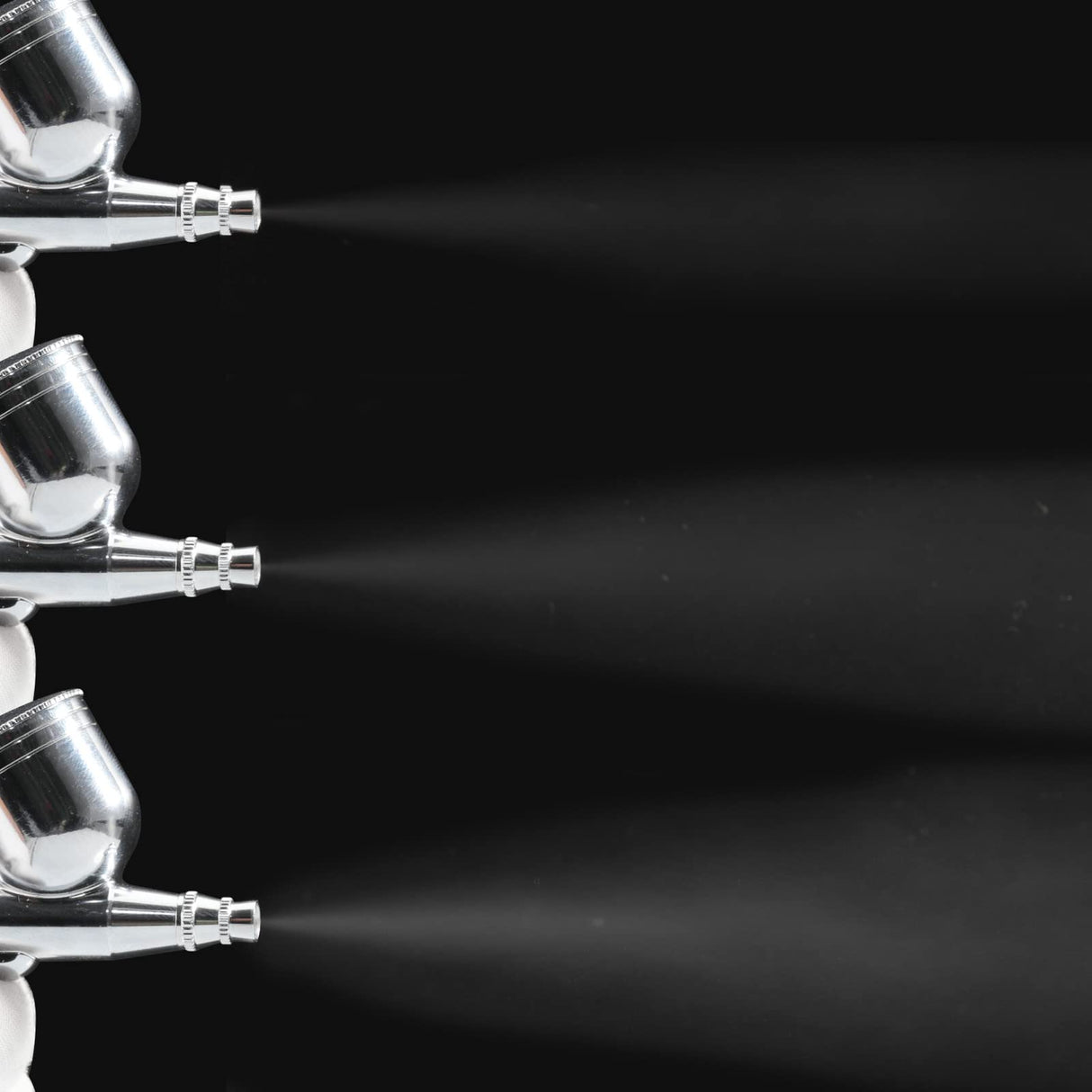 SAGUD Airbrush Kit Dual-Action Gravity Feed Air Brush Gun with 0.3mm and 1/3 oz. for Hobby, Models, Art, Tattoo, Nail Art, Cake SAGUD