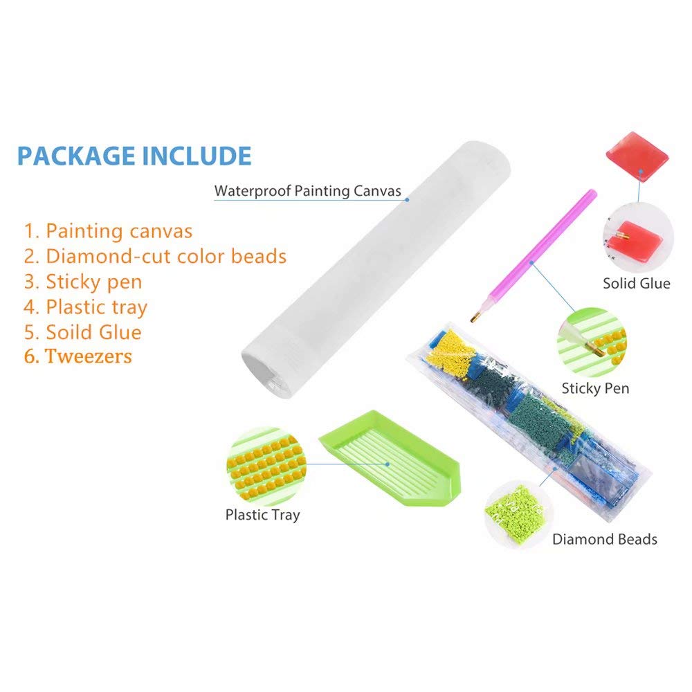 Full Drill 5D Diamond Painting Kit for Adults,Fish 16x10''DIY Diamond Painting by Numbers Diamond Embroidery Kit Cross Stitch Rhinestone Embroidery Arts Craft for Home Decor (Walleye Fish) USTARAIL