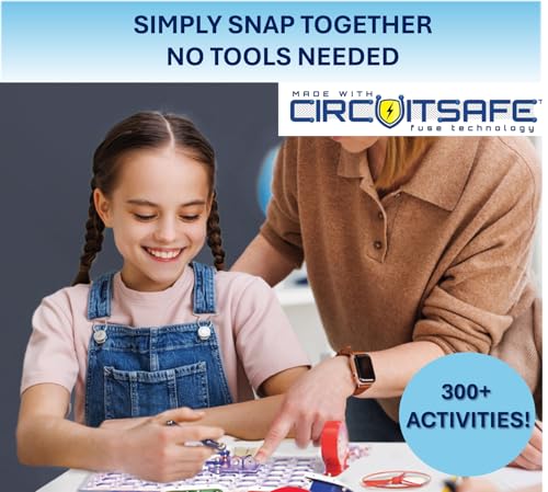 Snap Circuits Classic SC-300 Electronics Exploration Kit | Over 300 Projects | Full Color Manual Parts | STEM Educational Toy for Kids 8+ 2.3 x 13.6 x 19.3 inches Snap Circuits