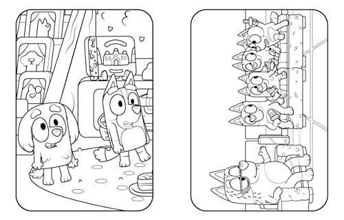 Bluey: Fun and Games: A Coloring Book Hweryho