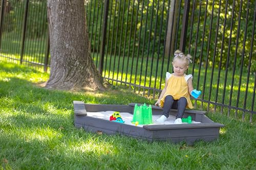 Jack & June Hexagonal Cedar Sand Box Playset Jack and June