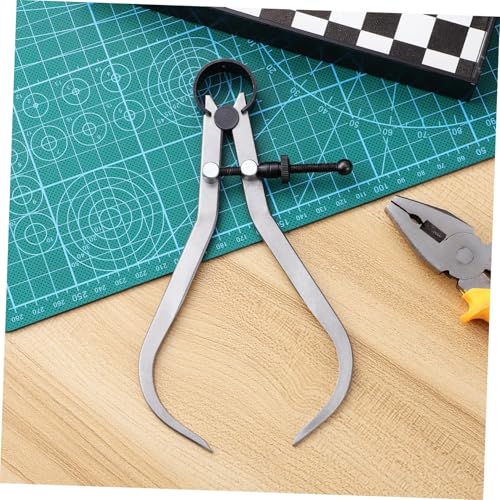 FIXOSHEE Caliper Divider Measuring Tool for Wood Turning Projects Outside Calipers Accurate Measuring Gauge Portable and Woodworking Tool FIXOSHEE