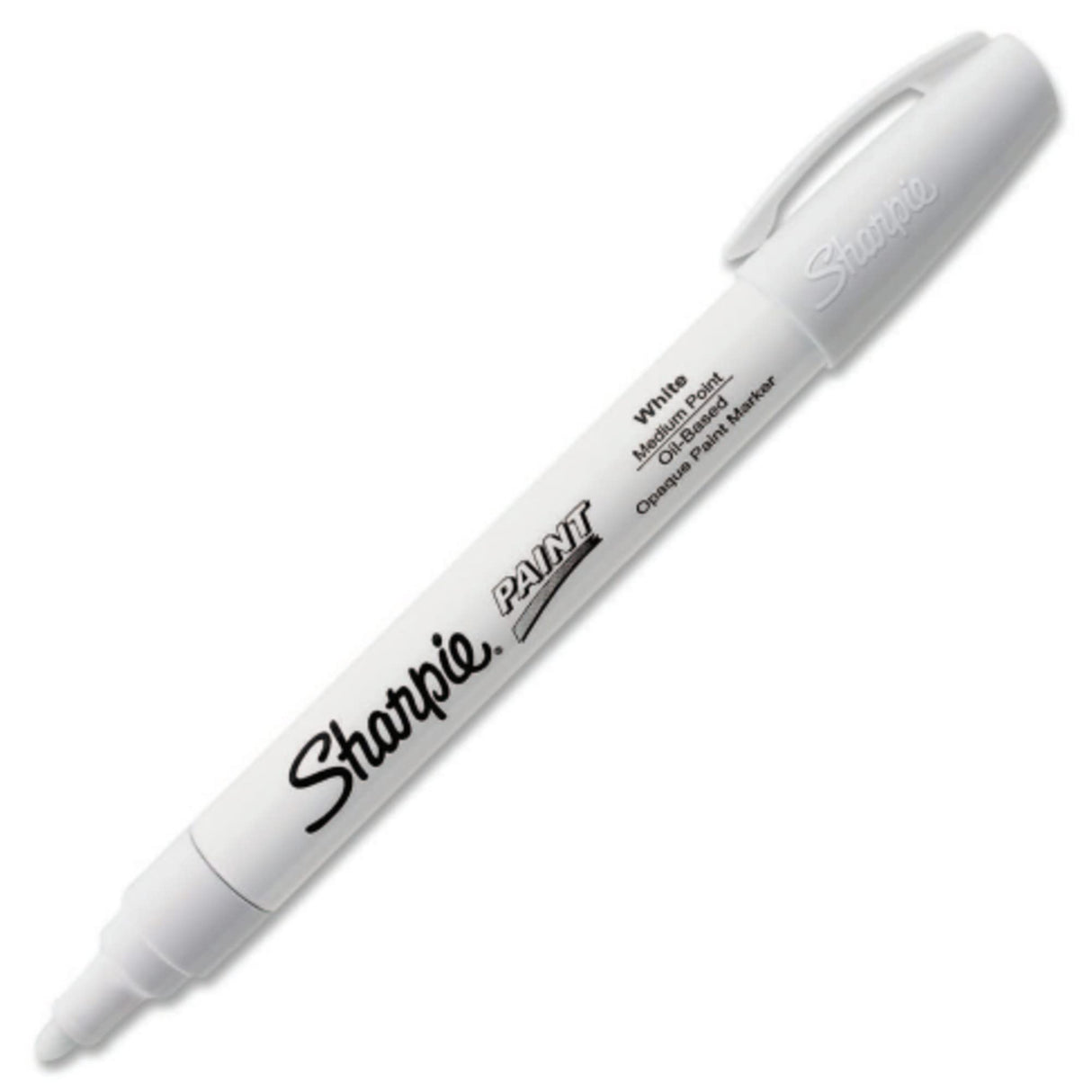 Sanford 35558 Sharpie Oil-Based Paint Marker, Medium Point, White, 1-Count SHARPIE