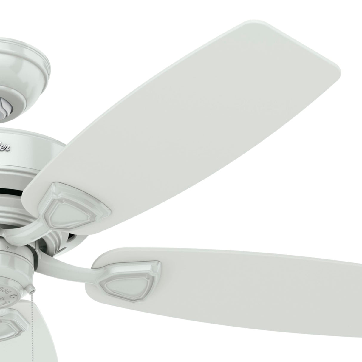 Hunter Fan Company, 53350, 48 inch Sea Wind White Indoor / Outdoor Ceiling Fan and Pull Chain Hunter