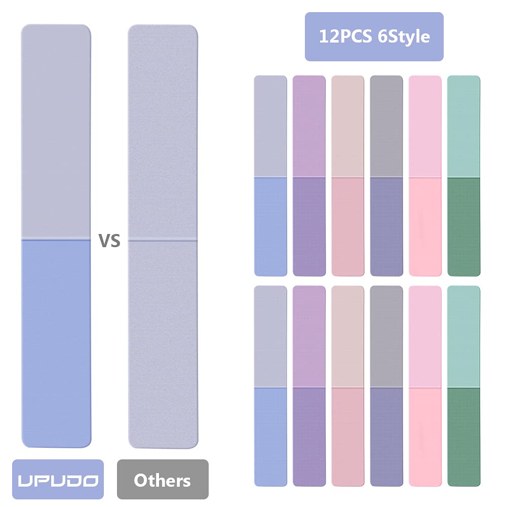 UpUDo 12 Pack Magnetic Bookmark, Book Marker Clip for Teachers, Students, Book Lovers, Printing on 2 Side UpUDo