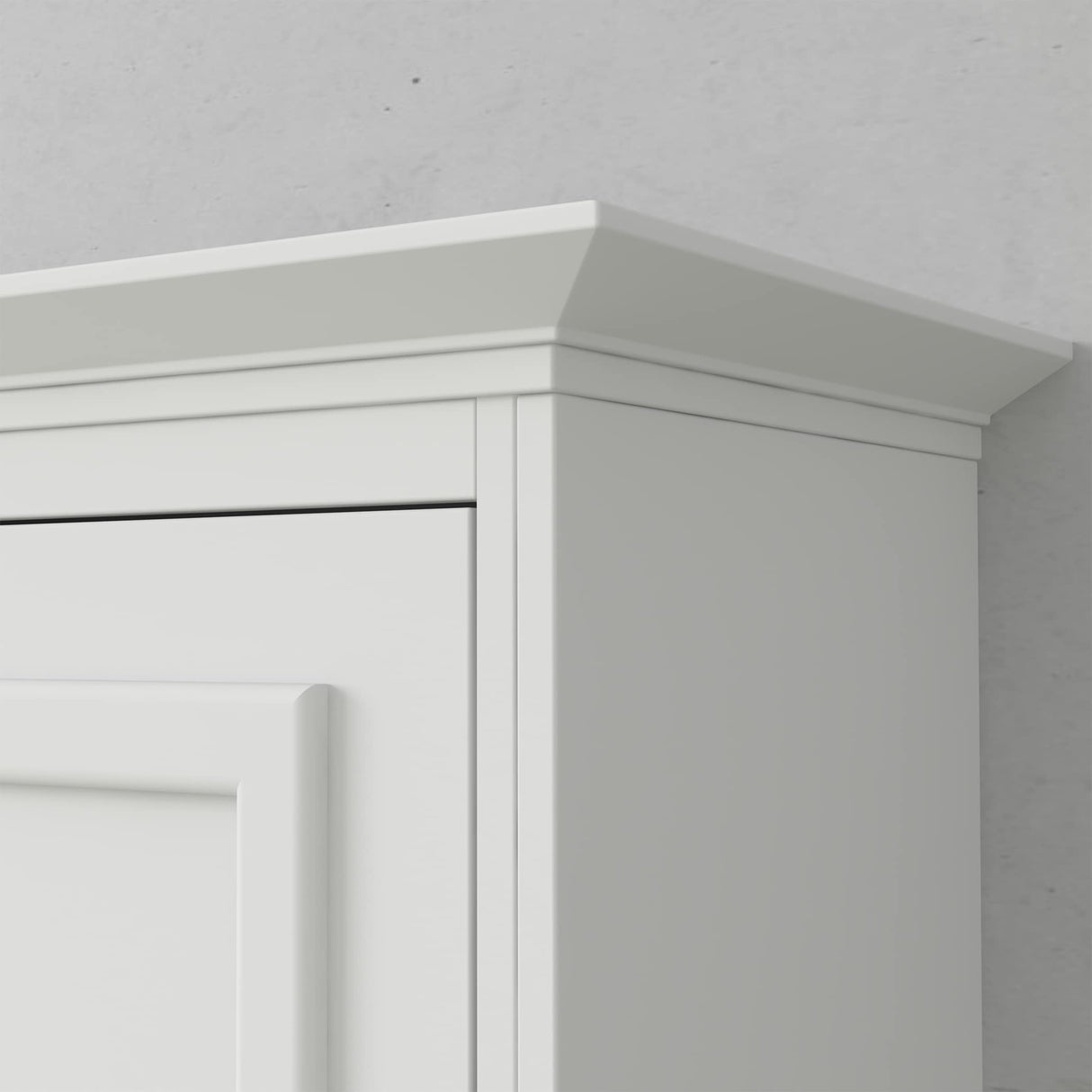 Xtraroom Alegra Full Murphy Bed with Desk | Engineered and Solid Wood Construction | Smooth Painted Finish - NO Melamine Used | Perfect for a Home Office Guest Bed | Murphy Desk Bed Full Size Xtraroom