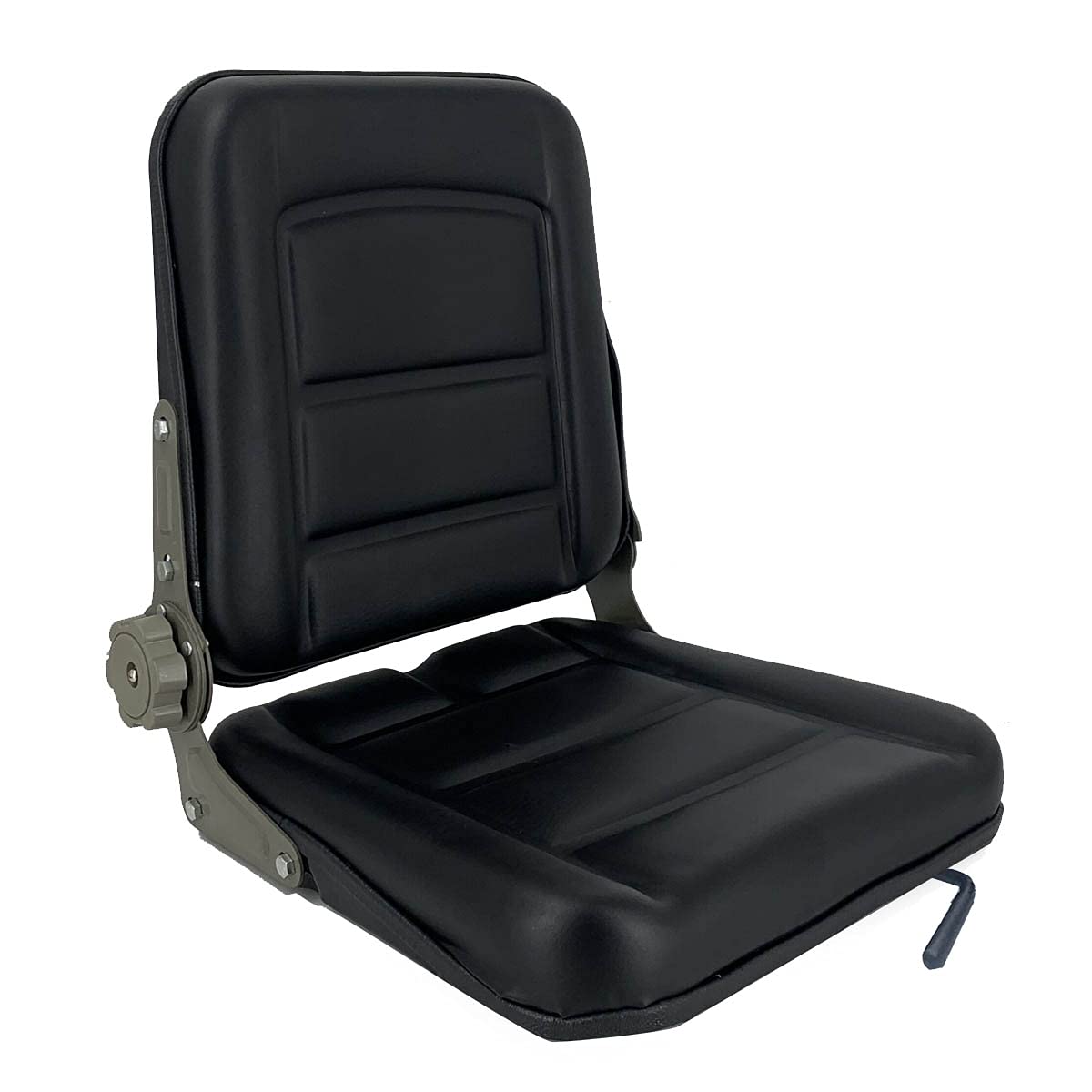 CDZHLTG Forklift Seat Suspension Tractor Seat with 140° Adjustable Back Angle fit Excavator, Forklift, Tractor, Skid Loader, Backhoe Dozer Telehandler, Heavy Mechanical Seat - Black CDZHLTG
