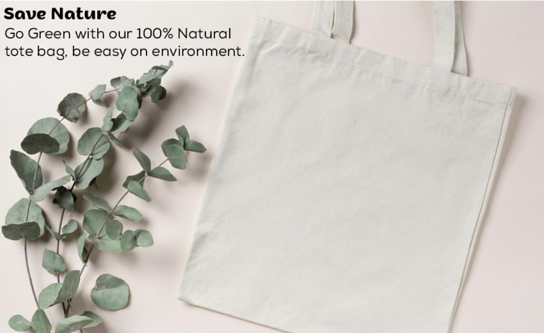 Simpli-Magic Canvas Tote Bags, 13"x15", Pack of 15, Natural SIMPLI-MAGIC