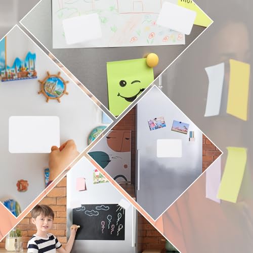PATIKIL 3x2.2 in Sublimation Magnet Blanks, 20pcs Sublimation Blanks Products Personalized Refrigerator Magnets for Kitchen Fridge Home Decor, Rectangle PATIKIL
