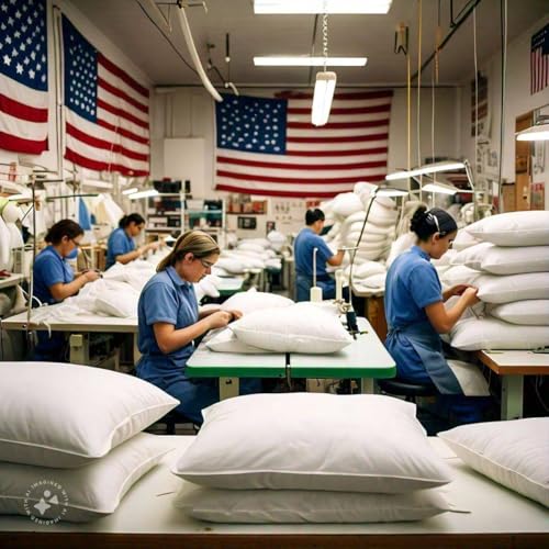 East Coast Bedding Balanced Dream 50/50 Goose Feather Down King Pillow 20x36 Inch Medium Support with 100% Cotton Shell – Single Pack East Coast Bedding
