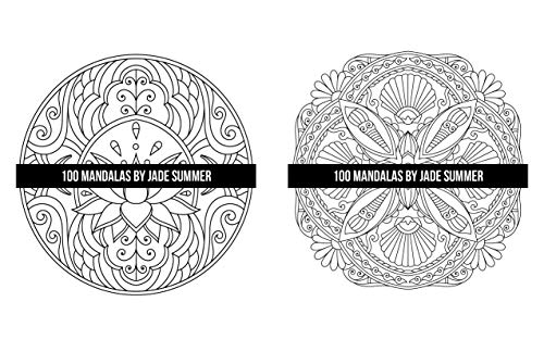 Mandala Coloring Book: For Adults with 100 Magical Mandalas WoodArtSupply