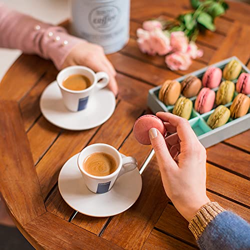 Lavazza BLUE Classy Mini Single Serve Espresso Coffee Machine LB 300, 5.3" x 13" x 10.2" 2 Coffee selections: simple touch controls, 1 programmable free dose and 1 pre-set Lavazza