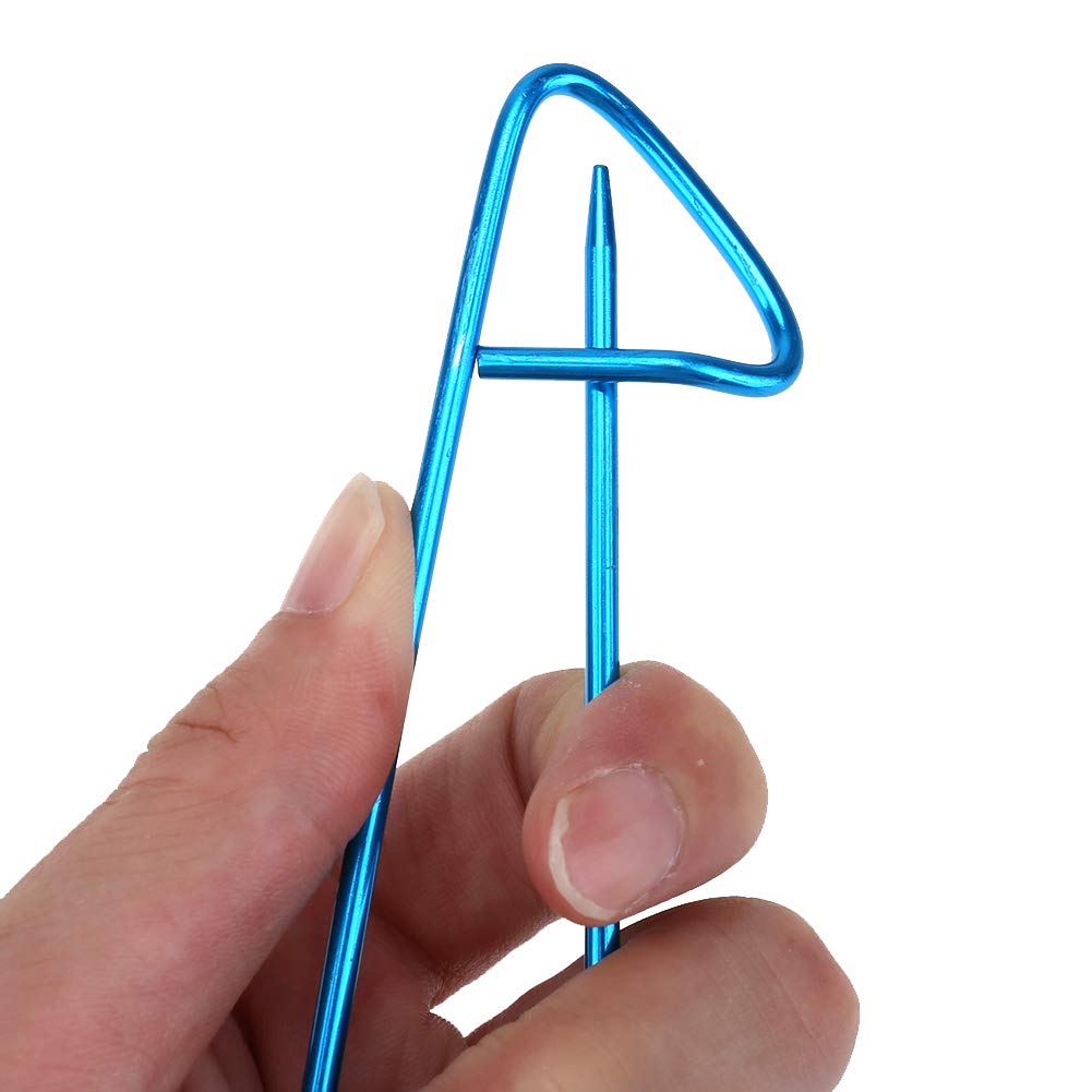 Various Cable Stitch Holders Knitting Needles,Curved Large-Eye Blunt Tapestry Sewing Yarn Needles Weaving, Knitting Metal Stitch Markers Clips- All Metal Knitting Accessories Tiazey