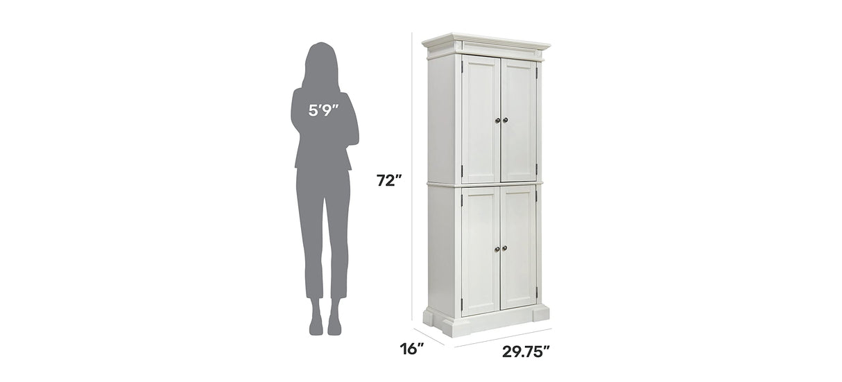 Homestyles Americana Off-White Pantry, 72"H homestyles