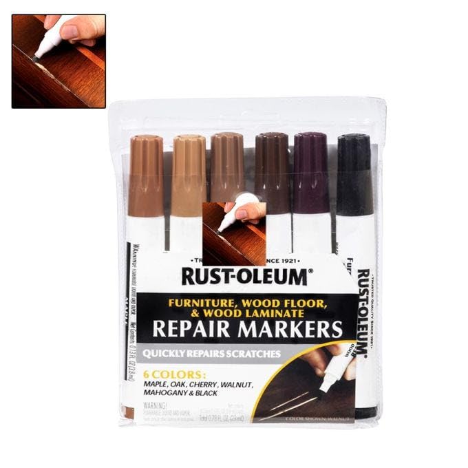 Rust-Oleum Wood Stain Repair Marker Kit - 6 Colors Rust-Oleum