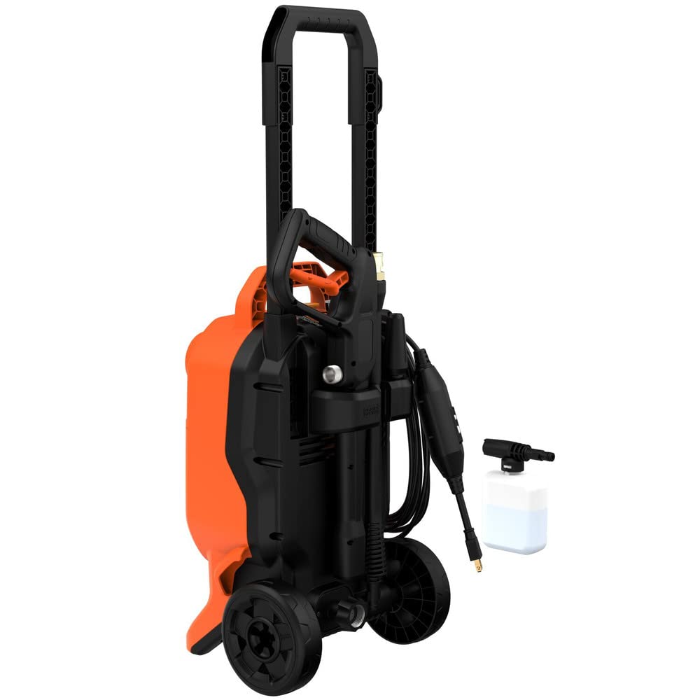 BLACK+DECKER Electric Pressure Washer, Cold Water, 1850 PSI, 1.2 GPM (BEPW1850) BLACK+DECKER