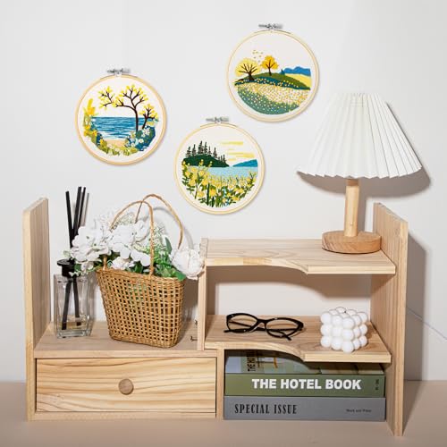 DIAMOND DOTZ Kits - Embroidery Wild Ocean: Dive into Creativity with This Embroidery Kit, Perfect Embroidery Kit for Beginners and Embroidery Kits for Adults
