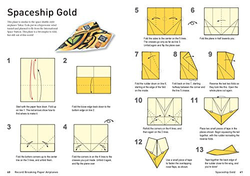 Record Breaking Paper Airplanes Kit: Make Paper Planes Based on the Fastest, Longest-Flying Planes in the World!: Kit with Book, 16 Designs & 48 Fold-up Planes Tuttle Publishing