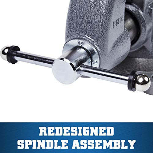 Wilton Tradesman Bench Vise, 4-1/2" Jaw Width, 3-1/2" Max Jaw Opening, 3-1/4" Throat (Model 1745) Wilton
