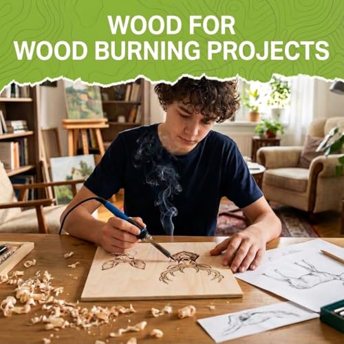 Baccraniate 4 Pack Basswood Sheets 1/8",12"x12" Basswood for Laser Cutting with Smooth Surface,for Laser Cutting,Engraving,Burning,DIY Models,Burning,Painting Baccraniate