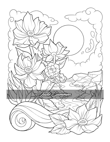Stress Relief: Adult Coloring Book with Animals, Flowers, Fantasy, and More for Mindfulness and Relaxation WoodArtSupply