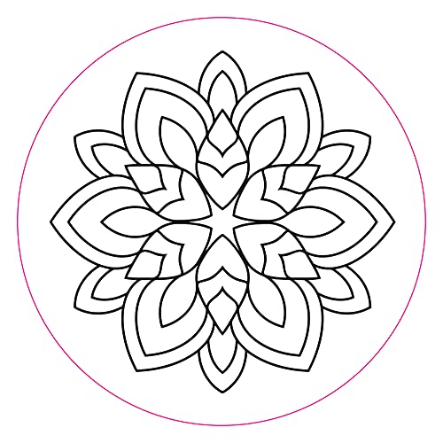 Mandalas Embroidery Transfers (set of 10 hoop designs!) PETER PAUPER PRESS