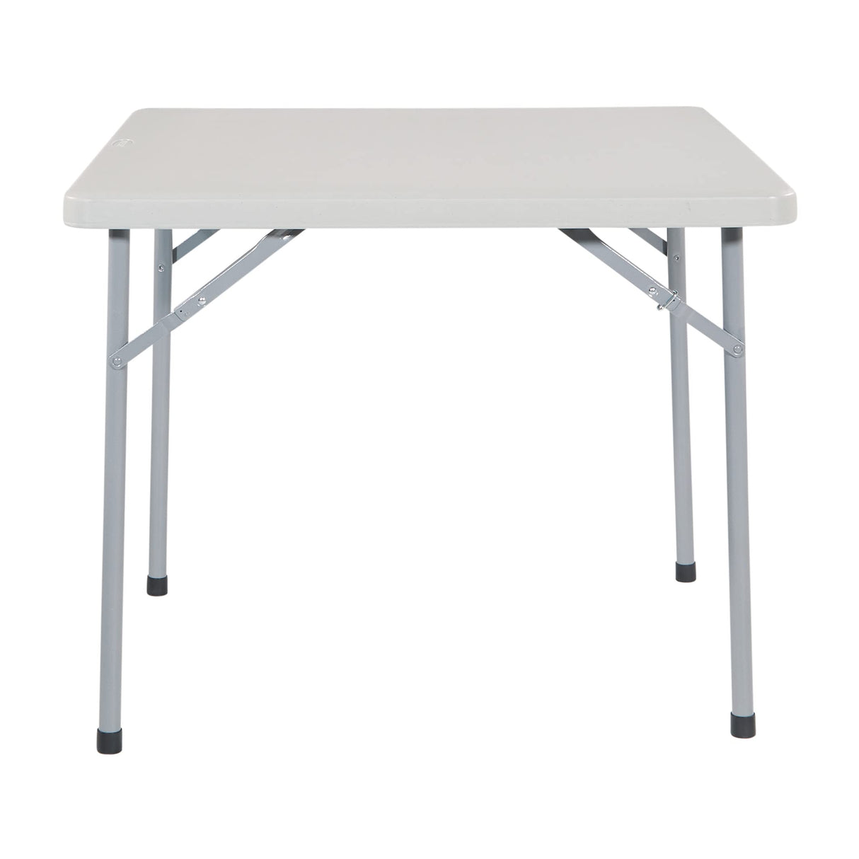 Office Star Resin Sqaure Multipurpose Table with Collapsible Legs, Indoor Outdoor Use for Banquets, Picnics, and Parties, 36 Inch, Square Office Star