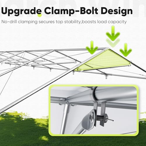 Quictent 20x60 Heavy Duty Party Tent for Parties Outdoor Large Canopy Wedding Event Shelter Wedding Tents for Parties with Storage Bags(Church) Quictent