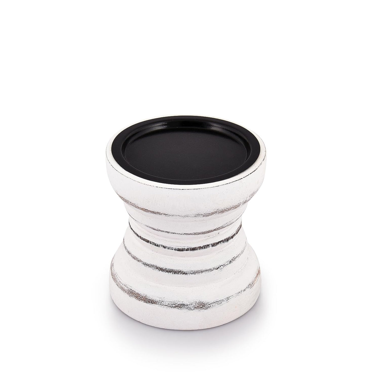 BHAVATU Farmhouse Rustic Wood Candle Holder, Holder for Special Ocassion, Home Décor, Ideal Gifts, Wedding, Parties Decorations, Candle Stick Holders (4" X 4" X 4" Inches) BHAVATU