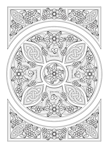 Creative Haven Celtic Nature Designs Coloring Book (Adult Coloring Books: World & Travel) Dover Publications