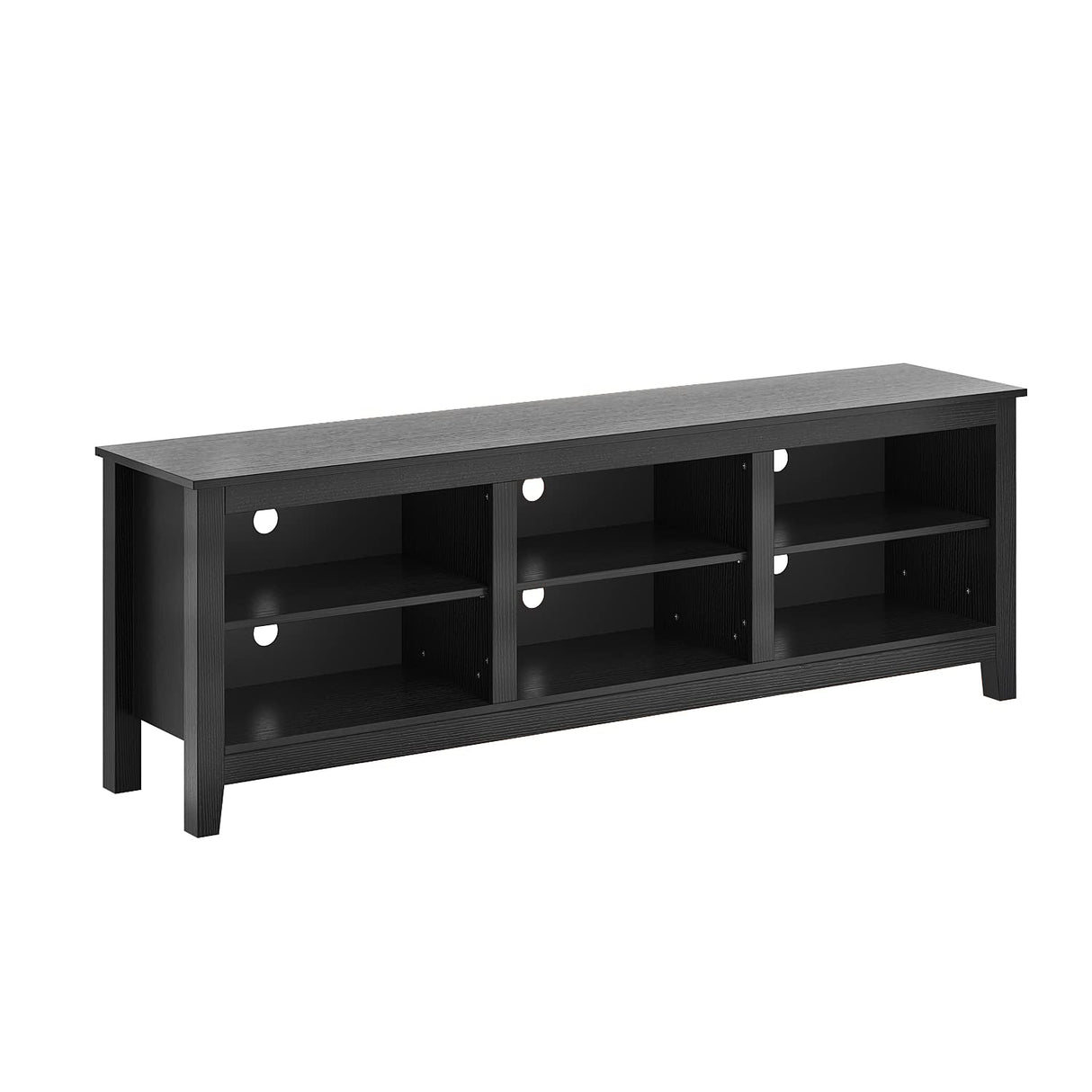 Panana TV Stand, Moden 6 Cubby TV Stand for 75 inch TV, Farmhouse Television Stands Entertainment Center Media Stand with Storage TV Table Stand for Living Room Panana