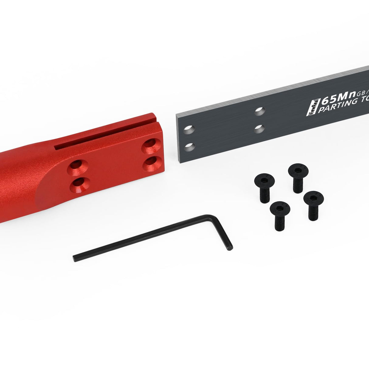 ViewReal Woodturning Parting Tool,Durable Wood Lathe Tools 65Mn Steel Blade, Aluminum Alloy Handle, Precision Wood Lathe Chisel for Carving and Cutting – Ideal for Craftsmen and Hobbyists ViewReal