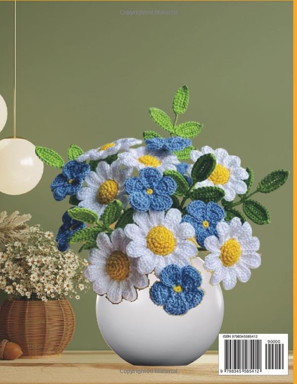 Crochet Flower Book: 20 Beautiful Flower Patterns to Inspire Your Creativity WoodArtSupply