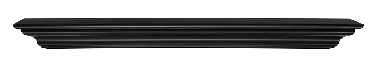 Pearl Mantels ARYB60618B Clean, Sophisticated Premium Grade A MDF Mantel Shelf, 60" L x 10" D x 5" H, Precision Black Paint, The Perfect Compliment to Your Hearth and Home Pearl Mantels