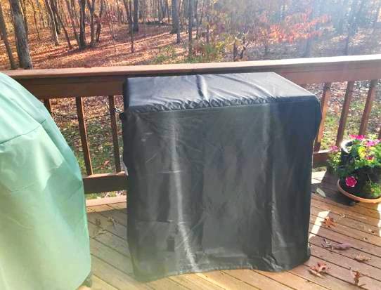 ZBXFCSH Heavy Duty Grill Cover Fit Camp Chef FTG600 Flat Top Grill Patio Cover, 600D Weather Resistant & Waterproof BBQ Cover,Black ZBXFCSH