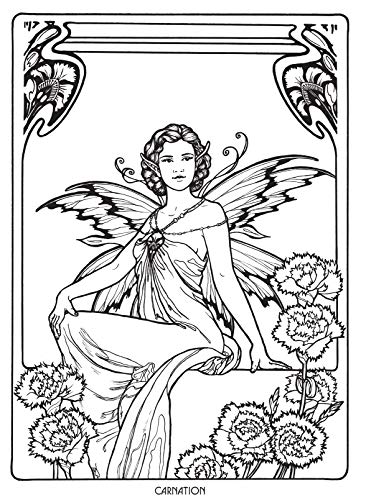Floral Fairies Coloring Book (Dover Fantasy Coloring Books) Dover Publications