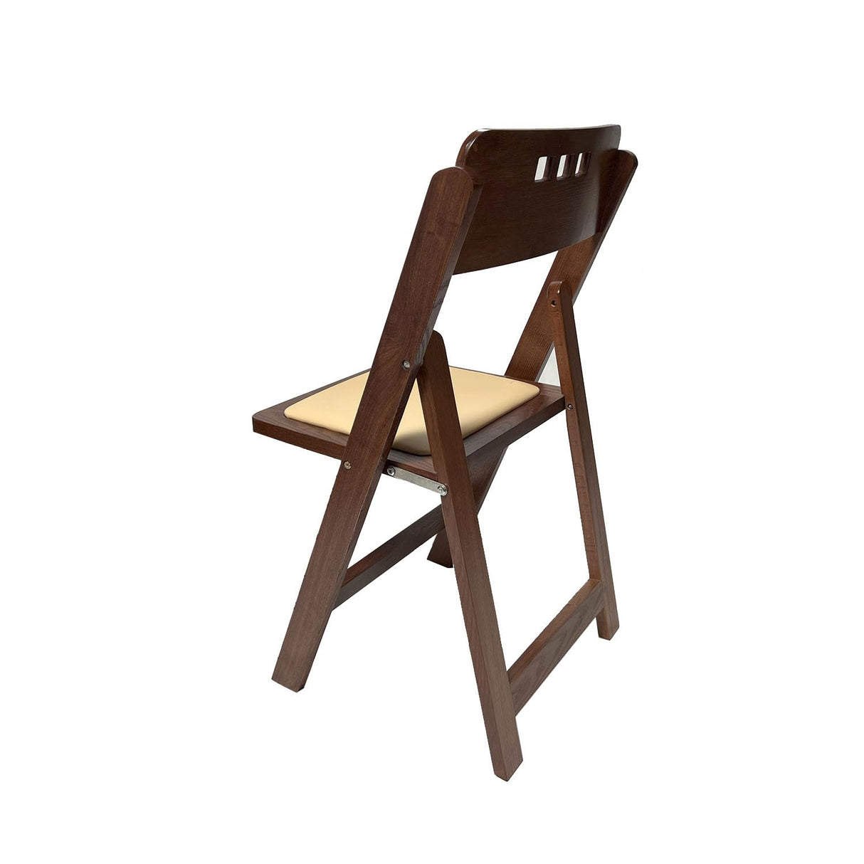 Wood Folding Chair with Padded Seat, Comfortable, and Durable Foldable Chairs for Weddings, Banquets, and Events, 1,000-lb. Static Weight Capacity, (Set of 2, High-Back Fruitwood) FeliChair