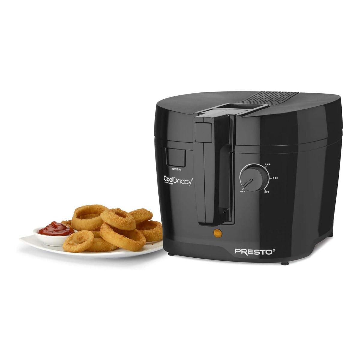 Presto 05442 CoolDaddy Cool-touch Deep Fryer - Black Presto
