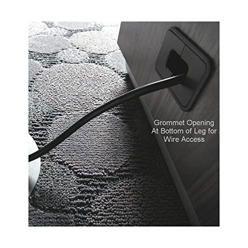 Thaweesuk Shop New Gray and White 12 FT Modern Executive Rectangle Shaped Conference Table Square Legs Grommets Racetrack Meeting Boardroom Room Desk Power High End Office Wood 144''L x 48''W x 30''H Generic