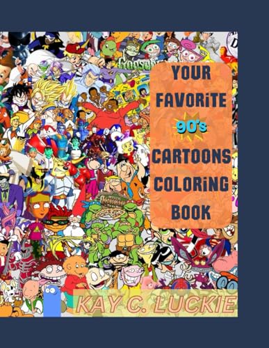 Your Favorite 90's Cartoons Coloring Book (Coloring Books) Lindesa