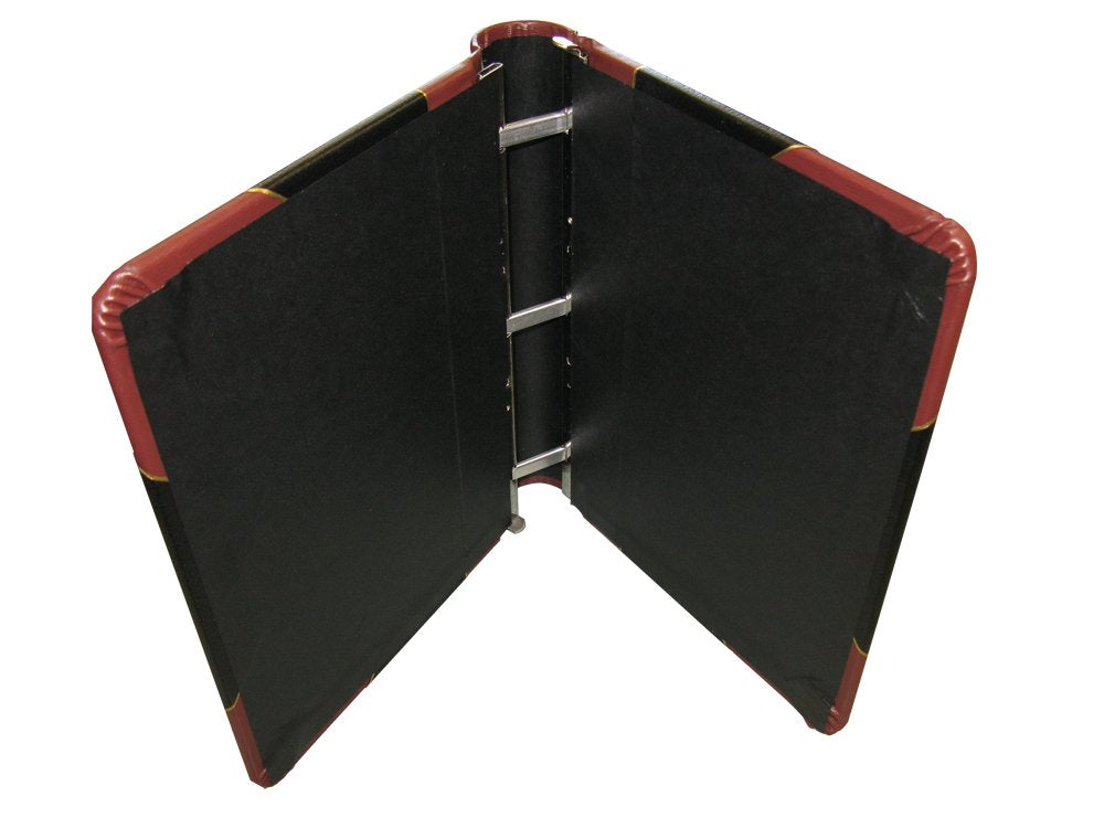 Corpkit Corporate Records, 3 Post Minute Book: 1/4 Bind Leather Binder, 8.5 x 11, Binder Only(Rectangular Post) Corpkit Legal Supplies