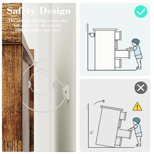 IRONCK Kitchen Pantry Cabinet with Sliding Storage Rack and 6 Hanging Shelves, 72" Height Tall Freestanding Cupboard for Living Room, Dining Room, Laundry, Vintage Brown IRONCK