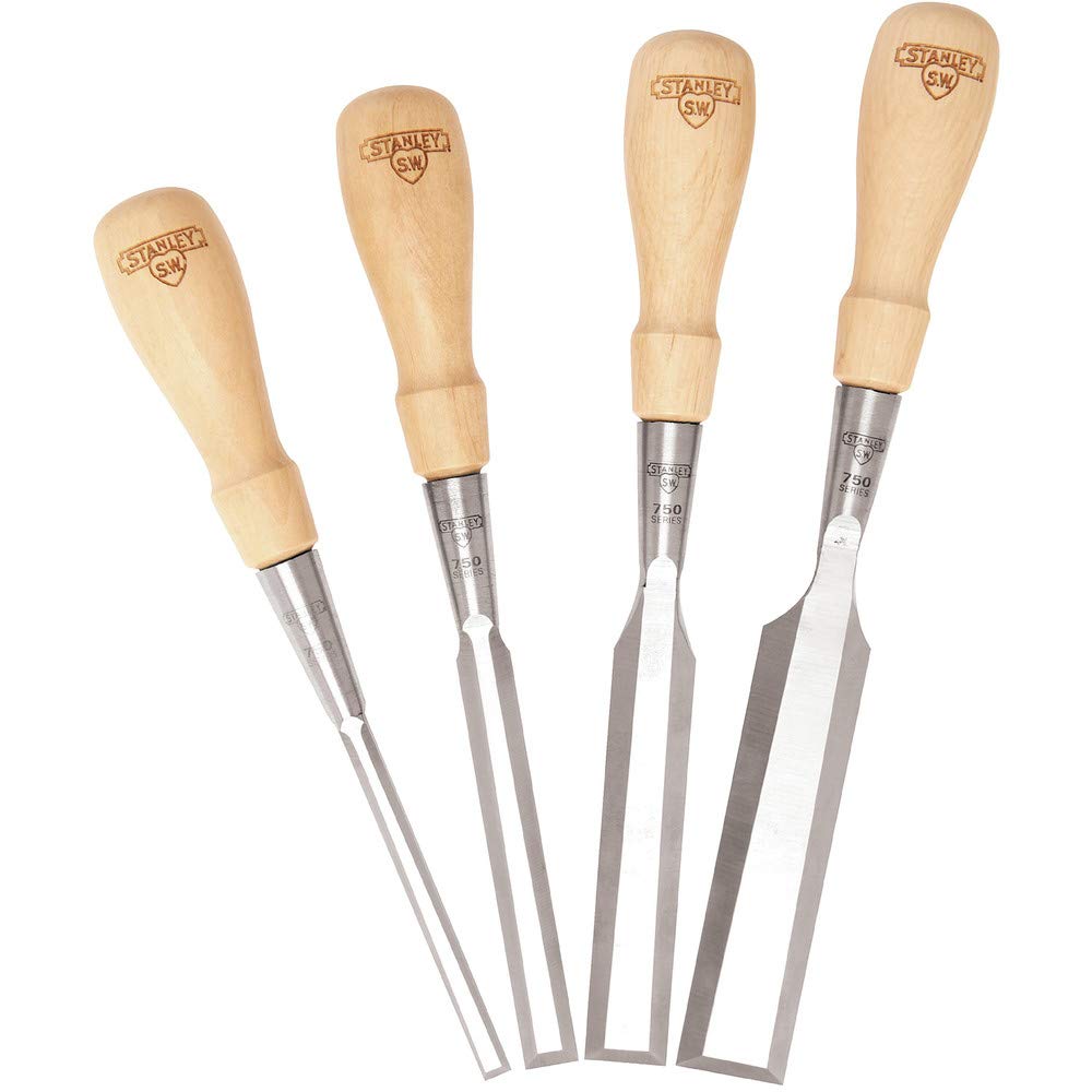 STANLEY Sweetheart Chisels Set, 4-Piece (16-791) STANLEY