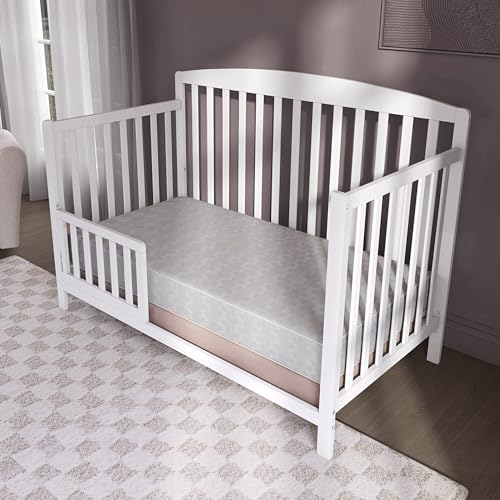 Dream On Me Honeycomb Orthopedic Firm Fiber Standard Baby Crib Mattress, Greenguard Gold and JPMA Certified, 5” Fiber Core Optimum Support, Fits Crib and Toddler Bed, Waterproof Vinyl Cover Dream On Me