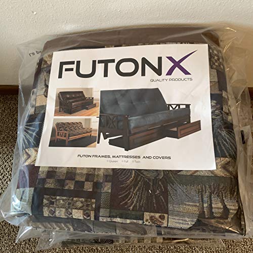 Futon Cover Only UpNorth Premium Fabric Collection Fits 6-8 inch Futon Mattress Full Size (Wildlife Resort) FutonX