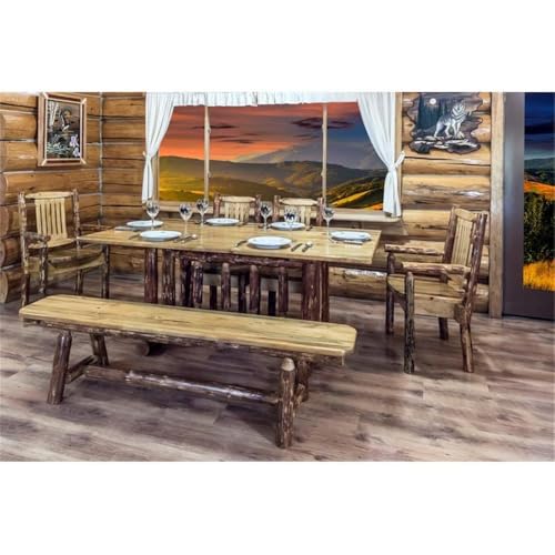 Montana Woodworks Log Furniture - Captain Chair - Glacier Country Collection Montana Woodworks