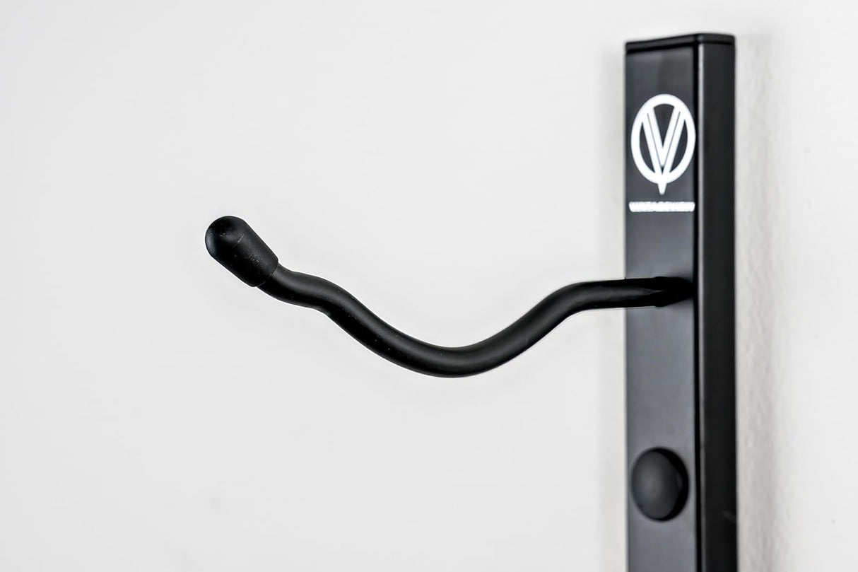 VintageView W Series Wine Rack 2 - Single Depth, Metal Wall Mounted Wine Rack - Modern, Easy Access Wine Storage - Space Saving Wine Rack with 6 Bottle Storage Capacity (Matte Black) VintageView